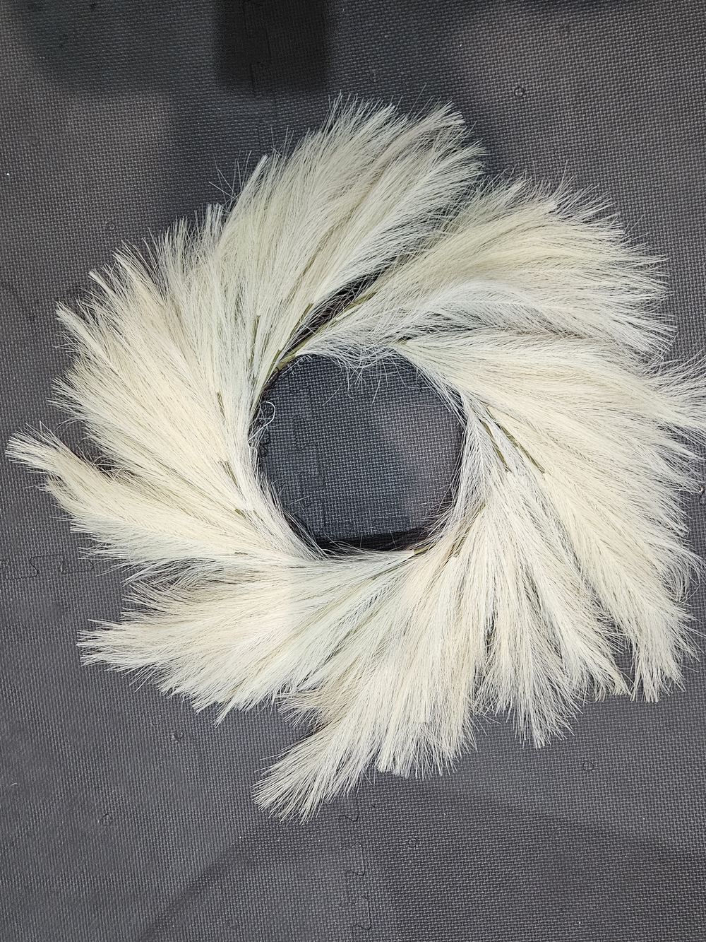 Crate&Barrel Cream Feather Hairpiece